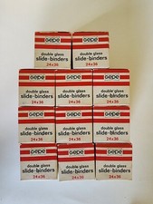20 GEPE 24x36 Double Glass SLIDE BINDERS Open Box