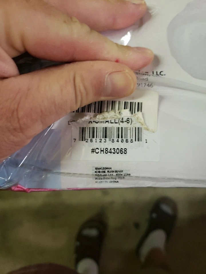 Disfraz de conejito de peluche Charades para niños, Pascua Holween blanco X-pequeño 4-6 Foto 2 de 4