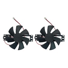 2-pk DC 12V 18V Universal Case Cooling Fan for Induction Cooker Repair