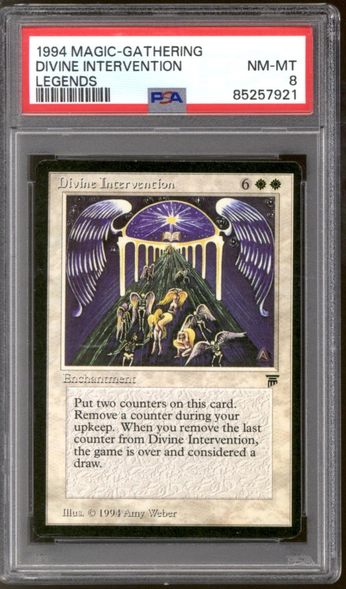 Magic MTG Legends Divine Intervention PSA 8 | eBay Magic MTG Legends Divine Intervention PSA 8 | eBay