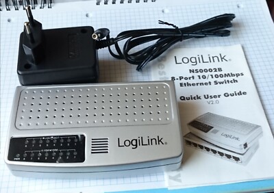 Logilink Switch NS0002B, 8-port, new NOS.