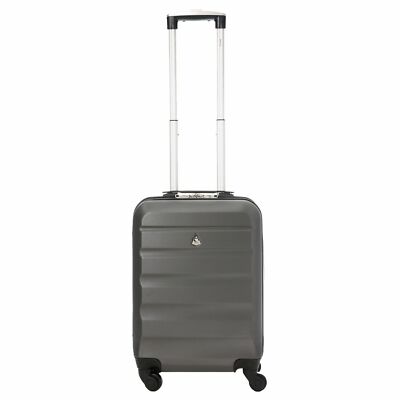 Aerolite cáscara dura ABS ligero equipaje maleta de viaje Carbón | eBay