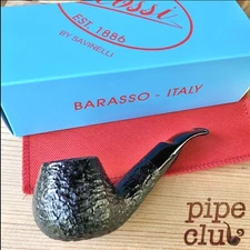 Rossi Mezzanotte Bent Brandy (8644) 6mm Filter Tobacco Pipe by Savinelli - New