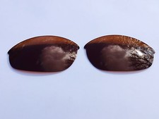 Gravé Polarisé Ambre / Marron Rechange Lentilles Pour Oakley Half Jacket