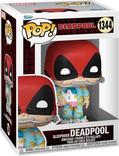 Deadpool Sleepover Deadpool POP Marvel #1344 Vinyl Figur Funko-image