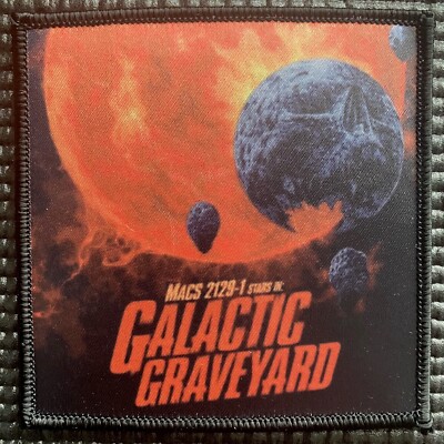 NASA JPL  GALACTIC GRAVEYARD  EXOPLANET EXPLORATION SPACE PATCH- 3.5 