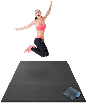 Premium Large Exercise Mat 6 X 4 X 1 4 Ultra Durable Non