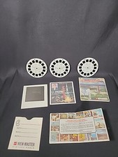 View Master GAF US Spaceport Kennedy Space Center B662 3 Reels Booklet VTG 60s