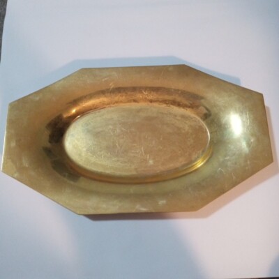 Vintage Bread Serving Tray Center Piece Compote Dish Plate 12''