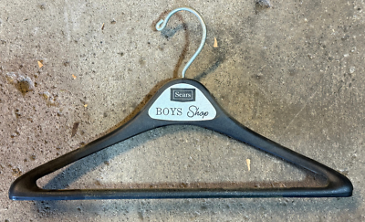 #ad Vintage Sears Department Store Boys Shop Clothes Hanger Clothing $2.97