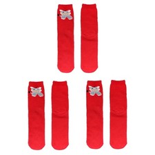 Women's Cute Fuzzy Furry Animal Warm Christmas Indoor Outdoor Cozy Crew Socks