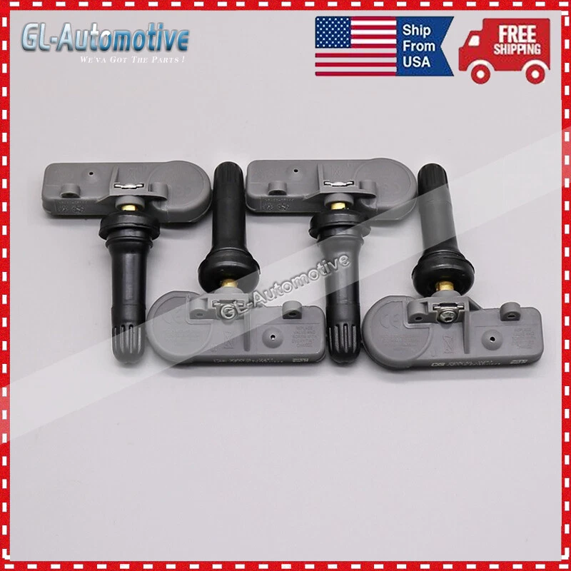 Paquete de 4 sensores de neumáticos 433 MHz TPMS 68241067AB para Jeep Grand Cherokee 2011-2016 Foto 4 de 4