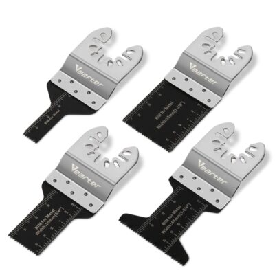 Vearter 4PCS Bi-metal Oscillating Multi Tool Saw Blades Kit Metal Cutter