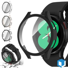 For Samsung Galaxy Watch 8 7 6 5 4 Hard PC Case Cover Screen Protector 40mm 44mm