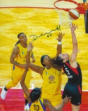 DEARICA HAMBY Signed 8.5x11 Photo Signed REPRINT Basketball WNBA Las Vegas Aces