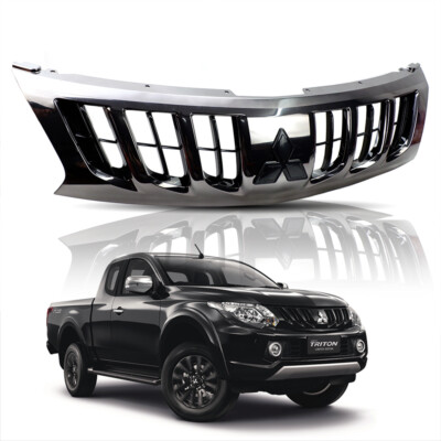 Front Grille Grill Genuine Chrome,Black For Mitsubishi L200 Triton