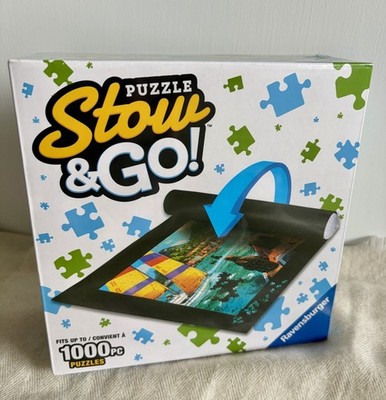 Ravensburger Stow&Go Puzzle Storage Assemble Up To 1000pc 39x22in Mat Tube New