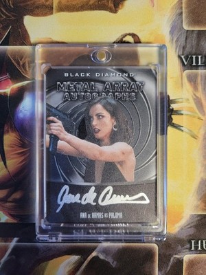 2023 Upper Deck Black Diamond James Bond Ana De Armas Auto Metal #07/25 