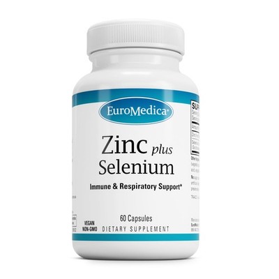 EuroMedica Zinc Plus Selenium - Immune & 60 Count (Pack of 1), No Color