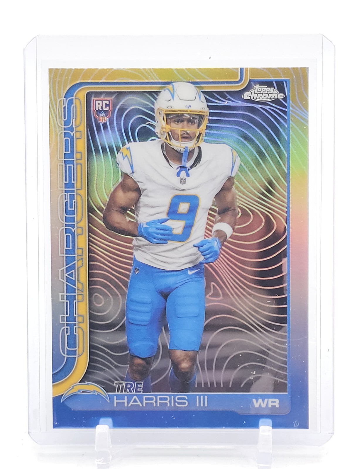 TRE HARRIS III 2025 TOPPS CHROME ETCH REFRACTOR VARIATION SSP ROOKIE #338 Q4856
