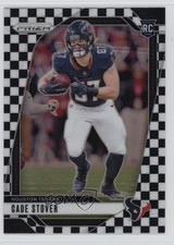 2024 Panini Prizm Rookies Black & White Checker Prizm Cade Stover #318 7sd