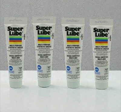 4 Tubes Super Lube  Synthetic Grease (NLGI 2) 3 oz. Tube Case of 4