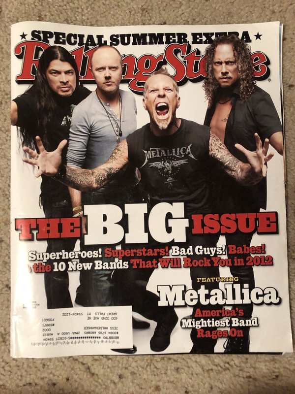 Metallica Rolling Stone Magazine Special Edition 2012