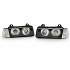 Hella Glass Lens Projector Headlight+Clear Corner Lights For BMW E36 2D COUPE