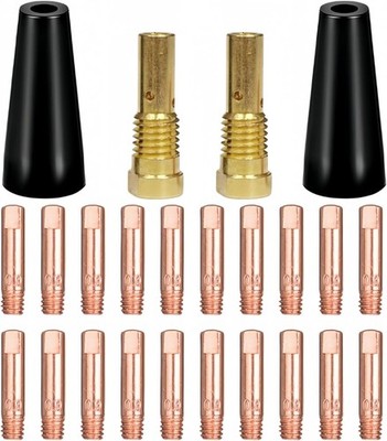 Flux Core MIG Welding Nozzle Kit, 24 PCS for Lincoln FC90