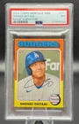 2024 Topps Heritage Mini Shohei Ohtani IMAGE VARIATION # 371 Dodgers PSA 7 NM