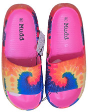 Mudd Slide Sandals Aloha -01LP Tie-Dye - Size 11 Fuchsia Tie Dye NWT