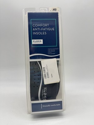KLOGS Comfort Anti-fatigue Insoles Arch Support Unisex Size Women 12-15 Men11-13