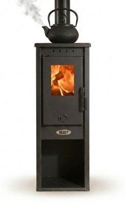 EEK A+ Kaminofen BERNA LUX S 4.0 schwarz mit 5,9 kW