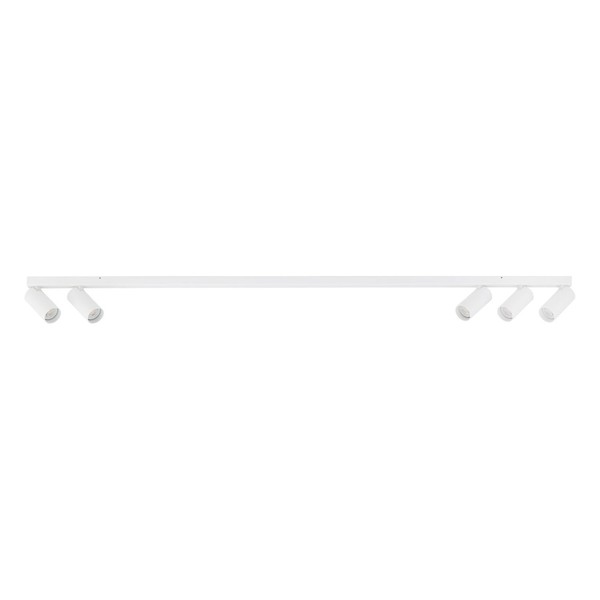 Deckenstrahler Wohnzimmer Weiß Aluminium 130 Cm GU10 Deckenlampe Beweglich-image