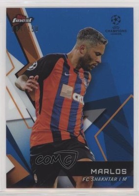 2018-19 Topps Finest UEFA Champions League Blue Refractor 139/150 Marlos #42 5jq