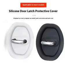 4Pcs Car Door Lock Latches Cover Car Silicone Door Latch Protective Cover