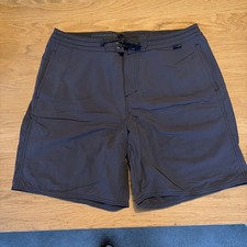 Patagonia Men  s Wavefarer Board Shorts Grey Size 34 Drawstring Swim Surf