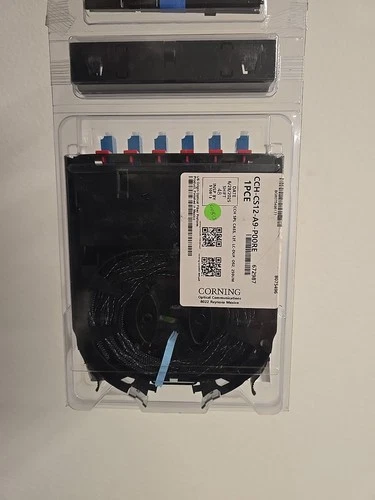 Corning 12 F LC UPC Duplex CCH Splice Cassette - CCH-CS12-A9-P00RE