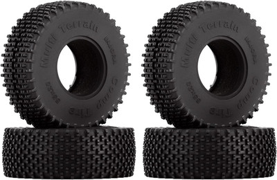 1.0 Tires - S5 All Terrain Comp Pin Crawler Tires for TRX4M AX24 SCX24 FCX24 Upg