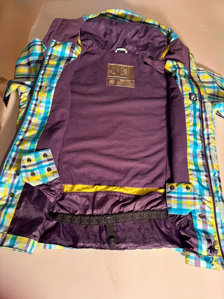 Chaqueta para nieve a cuadros DC Shoes EHOTECH 5K Series - para hombre talla M - manga corta Foto 2 de 4