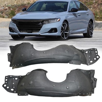 Front Fender Liner Driver & Passenger Side Fit For 2018-2021 Honda Accord Sedan