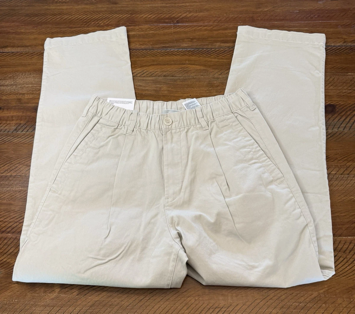 H&M Relaxed Fit sarga de algodón beige claro talla XS para hombre