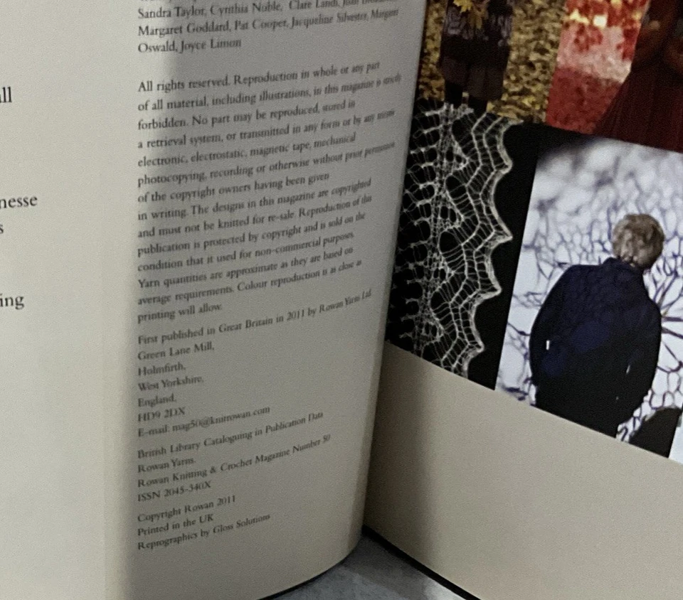 Rowan Knitting & Crochet Magazine 50 Limited Edition Hardcover 2011 - Image 3 of 4