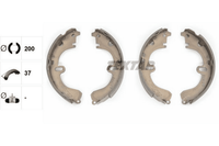 Bremsbackensatz Hinterachse FüR Toyota Camry Stufenheck Liftback Kombi Carina