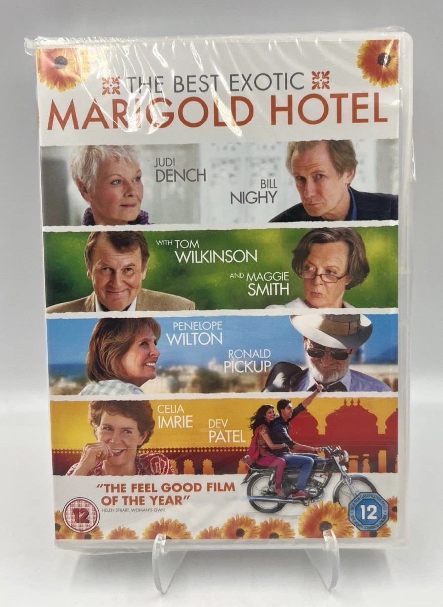 The Best Exotic Marigold Hotel Dvd Drama (2012) Judi Dench Bill Nighy New Sealed