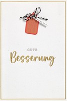 Genesung Karte Mit Umschlag, Unverpackt, Gute Besserung, WäRmflasche