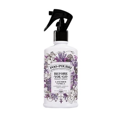 Poo~Pourri Vanilla Lavender 8oz Trigger Spray Before You Go Toilet Spray