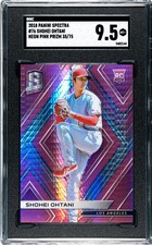 2018 Panini Spectra #75 Shohei Ohtani NEON PINK PRIZM /75 SGC 9.5 RC