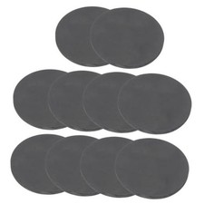 Rubber Solid Discs Washers Pcs Anti-Vibration Spacer 80mm OD x 80mm x 5mm 10