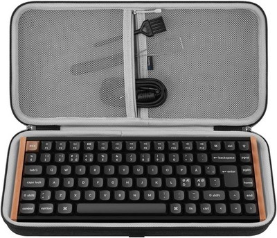 75%-84-Tasten Tastatur-Case, Hartschalen-Reisehülle, kompatibel mit Keychron K2